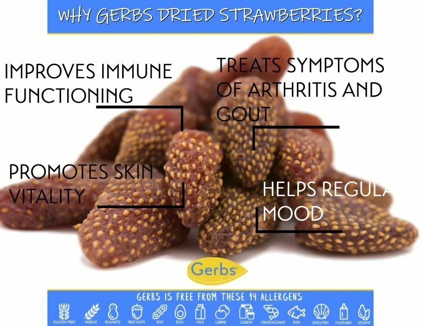 Dried Premium USA Grade Sweetened Strawberries, Resealable Bag Health Benefits