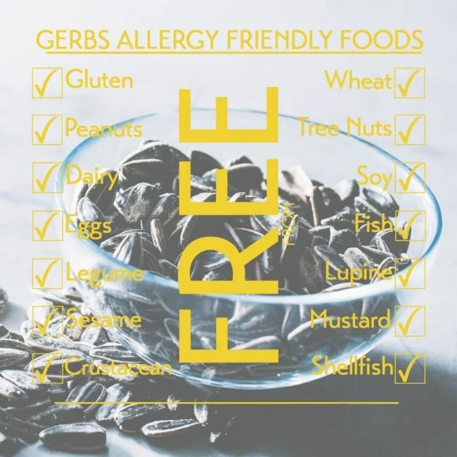 Sea Salted Roasted, Premium USA Grade Sunflower Seeds, In Shell, Resealable Bag Free from Top 14 Food Allergens