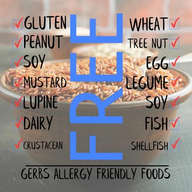 Premium USA Grade Whole Grain Brown Rice, Resealable Bag Free from Top 14 Food Allergens